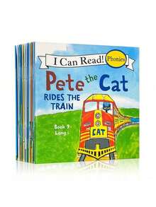 ,I Can Read, Bedtime Stories Reading English Learning Education Books, Simple Visual Vocabulary Practice Grammar Learning Books - con mèo - Xem 10