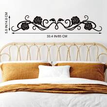 1 chiếc trang trí tường hình hoa hồng bằng kim loại, tranh treo tường dây leo bằng sắt kiểu cổ điển, tác phẩm điêu khắc treo tường bằng kim loại, thích hợp cho phòng ngủ, phòng khách, văn phòng, nhà bếp, hành lang, lối vào. - Nhiều màu - Xem 10