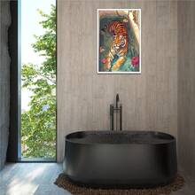 Arte de pared en lienzo de estanque de koi, póster de jardines botánicos japoneses, impresión vintage de loto rosa, decoración de pared japonesa para el hogar, dormitorio, bar, carrito, decoración de pared xin sin marco, cuadros decorativos para sala, póster, con marco, pósters, cuadros para la pared, marcos para cuadros, cuadro, Virgen de Guadalupe, salas - transparente - Ver 6