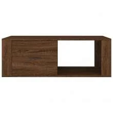 vidaXL Tavolo basso Chêne marrone 100x50,5x35 cm Bois d'ingénierie - Castano - Visualizzare 6