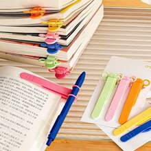 1/3pcs Automatic Silicone Bookmarks, Suitable For Women, Men, Children And Book Lovers, Cute And Unique Bookmarks, Reading Accessories, Back To School Gift For Book Lovers - Multicolor - View 11
