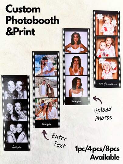 Customized Photo Booth Printing, Customizable Photo Booth, Wedding Decor, Wedding, Wedding Gift, Bookmarks, Valentine's Day Gift, Couple Photos, Gifts, Decorations, Thanksgiving Gift, New Year Gift, Party Decor, Personalized Photo Booth Printing, Wedding Photo Booth Cards, Photo Booth Photo Frame, Christmas Gift Supplies