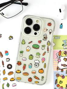 4pcs Cute Cartoon Nose Stickers, Creative Stickers For Gift, Office, Home, Marking, Labels, Classroom, Toys, Student Planner, Vintage Decoration DIY Stickers