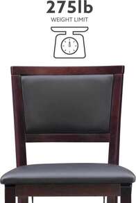 Linon Home Decor Keira Pad Back Folding Counter Stool, 24-Inch - Màu A - Xem 3