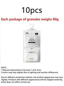 30/10 szt. worków pochłaniających wilgoć do szafy, do użytku domowego, osuszająca torba do przechowywania, bezzapachowa, z przezroczystym okienkiem, lekka, zajmująca mało miejsca, do szafy, sypialni, łazienki, kuchni, akademika, gospodarstwa domowego - Wielokolorowe - Zobacz 16