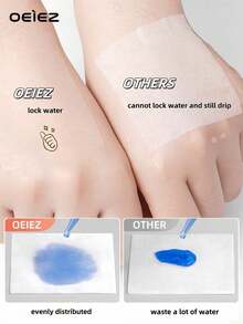OEIEZ 1200 piezas de almohadillas de algodón cuadradas, suaves y sin pelusa, desmaquillante hipoalergénico para rostro, ojos y labios y cuidado diario de la piel, resistente para todas las necesidades de cuidado de la piel y las uñas - Multicolor - Ver 6