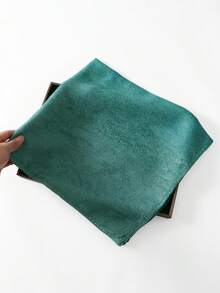 قطعة واحدة وشاح رأس نسائي بطبعة مائية بوهيمية، وشاح رأس مسلم للوقاية من الشمس، وشاح شال أنيق متعدد الاستخدامات مناسب للارتداء اليومي - تدرج اللون الأخضر - مشاهدة 8