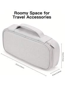 Customizable Digital Accessories Storage Bag, Support Custom Text/Image. Personalized Universal Travel Cable Organizer Bag For Organizing Electronics; Multi-Functional Portable Power Bank Storage Bag, Also Suitable For Phone Cases. - Multicolor - View 7