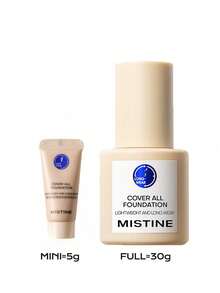 MISTINE 5克全效遮瑕粉底液，适合混合性肌肤，24小时保湿，护肤保湿配方，防水，打造自然妆效，1支装 - 低頻110S - 查看 8