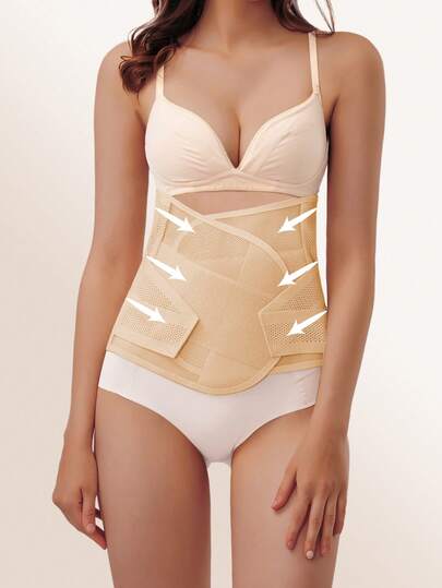 New Adjustable Hook And Loop Maternity Postpartum Belly Band, Waist Trainer, Slimming Waist Support Belt