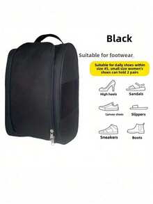 Foldable Zippered Shoe Bag, Unisex Travel Shoe Storage Pouch, Suitable For Travel, Vacation, Cruise, University Dorm, Business Trip, Gym, Office, Luggage Organization, Dust-Proof Home Shoe Storage Bag, Great For Students, Office Workers, Travelers, Fitness Enthusiasts