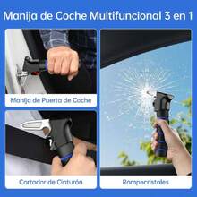 Manija de Puerta de Auto para Ancianos: Manija de Asistencia Antideslizante para Ancianos y Personas con Movilidad Reducida - Manija para Entrar y Salir del Vehículo de Forma Segura,37857660 - Gris Claro - Ver 5