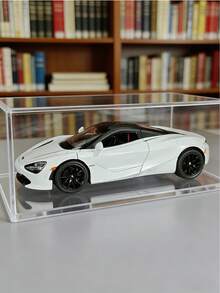 YCMODEL 1pc McLaren 720S Supercar Diecast Alloy Car Model, Made Of Zinc Alloy Material, Openable Doors, Openable Front Hood, Raisable Rear Wing, Movable Wheels, Detailed Craftsmanship, Suitable For Collection And Birthday Gift
