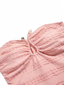 abyoxi Đầm dài nữ màu hồng, không dây vai, khoét hình trái tim, lưng hở, khóa kéo, eo nhún bèo, dáng ôm, chất liệu dệt jacquard, kiểu đuôi cá, gợi cảm, thanh lịch, quyến rũ lãng mạn, thích hợp cho hẹn hò, dự tiệc, dạ hội, ngày đầu năm mới, ngày lễ tình nhân, đầm maxi đuôi cá mùa xuân hè. - Hồng - Xem 9