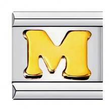 1件不锈钢手链配件，含26个英文字母，可DIY手链项链饰品，可自由搭配不同风格