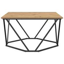 vidaXL Tavolo basso Chêne artigianale 80 x 80 x 45 cm - Castano - Visualizzare 6