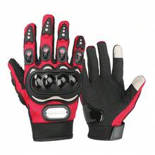 1 Pair Motorcycle Gloves Black Riding Glove Racing Protection Full Finger Moto Gloves Touch Screen Riding Moto Guantes Protective Anti-Fall Racing Motocross Waterproof Gloves Bike Luvas Motorcycle Accessories Riding Essentials For Women Men Rider Gifts