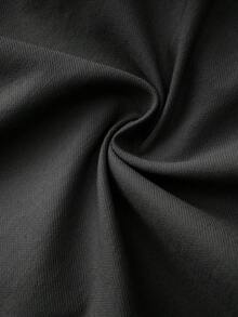 New Arrival Plus Size Women's Casual, Stretchy Pants Black Spring - Black - View 3