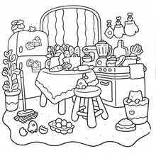 24 Pages 130g COZY CORNER Healing Coloring Book - Bedroom Cute Pet Cozy Corner Scenes, Adult Stress Relief Coloring Book, Relaxing Self-Healing Creative Fun, Valentine's Day Stationery Gift - Cozy Corner - View 7
