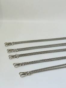 DIY Bag Chain Strap Multi-Color & Multi-Size Options Accessory For Handbag Handle Shoulder Strap Crossbody Strap Metal Replacement Chain For Women Bags Travel Accessories - Silver - View 6
