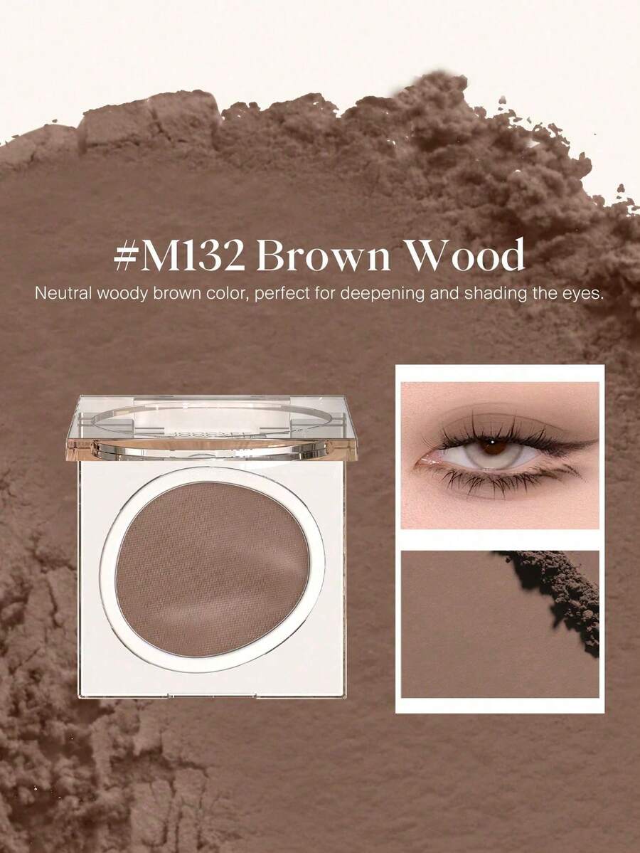 JOOCYEE EYESHADOW Mono Eyeshadow #M132 Brown Wood - Gỗ cọ trà M132 - Xem 1