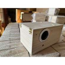 1 pezzo Nido di legno per l'allevamento di pappagalli, nido di incubazione, nido verticale per uccelli, nido isolante, gabbia per l'allevamento di uccelli, adatto per calopsite e inseparabili, accessori per la casa degli uccelli, forniture per animali domestici, finestra di osservazione trasparente, adatto per vari uccelli e inseparabili, forniture per animali domestici, gabbia per l'allevamento di pappagalli, decorazione da giardino all'aperto, progettata per forniture per uccelli, regalo di Natale. - Castano - Visualizzare 11