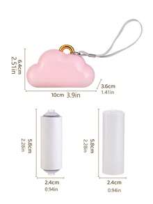 Mini Reusable Lint Roller Travel Set, Portable Pet Hair Remover, Lint Brush - Multicolor - View 7