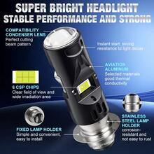 TOAUTO 1个H4 BA20D P15D LED摩托车前大灯灯泡，远近光通用型，适用于川崎铃木P15D LED摩托车信号灯配件，9-80V - 高級版 - 查看 4