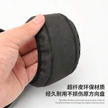 4 Seasons Universal Microfiber Leather Steering Wheel Cover, D-Shape, Anti-Slip, Thin, Suitable For Men And Women - Multicolor - View 5