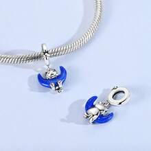 1 Mặt dây chuyền hình động vật phát sáng trong bóng tối, thiết kế độc đáo màu bạc. Hình dáng mèo và ếch đáng yêu với lớp men bóng rực rỡ. Hình dạng động vật được chạm khắc tỉ mỉ, phát ra ánh sáng lung linh dịu nhẹ vào ban đêm, hoàn hảo để thêm điểm nhấn vui tươi và kỳ diệu cho trang phục của bạn. - Bạc - Xem 9