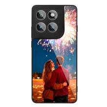 1个定制情侣高清手机壳，兼容摩托罗拉Moto G85、A17/A55/A56/A54/A53/A56/S25，兼容 11/12/13/14/15/16/17 Pro Max，趣味手机壳，圣诞礼物，送给朋友或女性的礼物 - 黑色 - 查看 7
