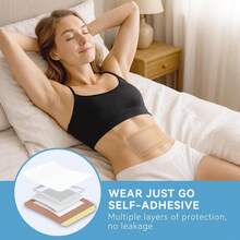 15/30 miếng dán dầu thầu dầu tự dính, thích hợp cho vùng bụng, rốn, đầu gối, gan và các vùng khác, miếng dán hữu cơ dùng một lần, tiện lợi, không rò rỉ, không cần giặt. - Nhiều màu - Xem 3