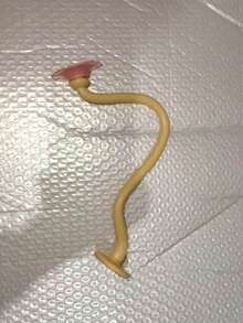 1pc Magnetic Flower Shaped Laundry Dryer Vent Clip, Detachable Magnetic Support Bracket With Adjustable Arm For Washing Machine, Can Be Used As Door Stop, Decoration, Door Holder, Home Accessory, Washer Accessory