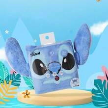Miniso Mũ trùm đầu sấy tóc 3D Lilo & Stitch bằng vải nhung mềm mại - Chất liệu sợi nhỏ mềm mại, chi tiết hình nhân vật 3D, khả năng thấm hút nước cao giúp sấy khô tóc hiệu quả sau khi tắm (1 chiếc) - Màu xanh lam - Xem 2