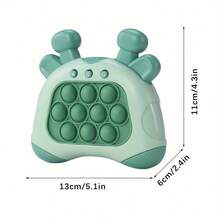 1 Pcs Fast Push Bubble Game, Puzzle Quick-Press Challenge Game, Matching Game Console, Handheld Game, Interactive Educational Learning Toy - Quick-Press Handheld Game Console - 綠色 - 查看 2