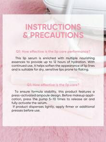 JUDYDOLL 保湿唇油，每日滋养唇部精华油，防止干燥，淡化唇纹，打造水润光泽双唇，深层滋润 - #01 Peach Essential - 查看 12