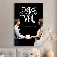 Framed  Pierce Of The Veil Poster Print Selfish Machines Album Poster Prints  Colors Wall Decor Poster Album Covers Rock Music Poster  Christmas,New Year For Living Room, Bedroom, Kitchen,Restroom Decoration - Framed(框架) - 查看 5