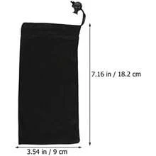 DOITOOL Gafas de Pouch Case de Microfibra Bolsa de Lentes de Bolsas Case de Teléfono con Cierre de Cordón 12 Piezas(default) - Multicolor - Ver 3
