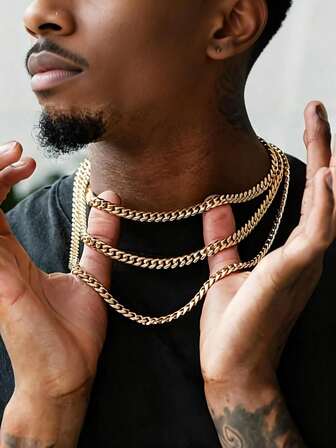 Collar de cadena cubana de eslabones de acero inoxidable de 8 mm, eslabón cubano de 6 lados, collar para hombre, adecuado para uso diario, fiesta, regalo, joyería conmemorativa, accesorio de moda para hombres