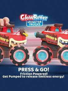 Cool Truck Toys - Sports Luminous Cars Designed For Children - Lightning Wheels - Interactive Toys - Children's Puzzle Electric Cars For Boys And Girls Christmas | Halloween | Birthday Gifts | Classroom Rewards| - Màu xanh bạc hà - Xem 9