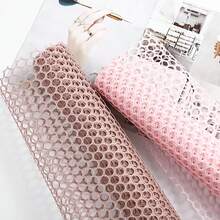 Aimall Korean-Style Perforated Mesh Flower Wrapping Paper, Bouquet Wrapping Paper, Circular Mesh Floral Gauze Materials, Packaging Materials, Florist Supplies - 白色 - 查看 5