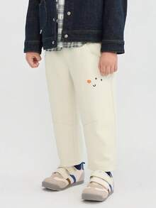 Balabala Kids' Tapered Pants, Unisex Loose Fit Spring Pants 2026 - Light Khaki - View 3