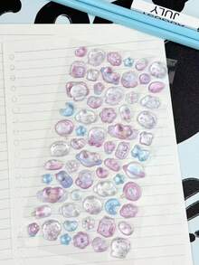 POKOJA LAND 高品质第二代3D立体镂空卡通贴纸，可爱奖励3D贴纸 - 彩色 - 查看 13