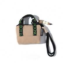 多巴胺粉色迷你手持收纳包 - 多功能耳机盒、线缆保护套、零钱包和卡包 - 彩色 - 查看 11