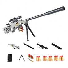 TendenciaPistolas Juguete Francotirador Rifle Y Espuma Bala Niños KitCalidad premium - Azul petróleo - Ver 10