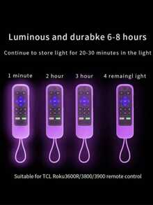 1 chiếc ốp bảo vệ silicon phát sáng phù hợp cho điều khiển TV, nhiều màu (Xem chi tiết sản phẩm để biết hướng dẫn phát sáng), hộp đựng, Alexa, bảo vệ điều khiển từ xa, giá đỡ điều khiển từ xa, bảo vệ điều khiển từ xa Fire Stick, quà tặng ngày lễ tình bạn, bảo vệ điều khiển từ xa TV, vỏ điều khiển từ xa, quà tặng ngày của mẹ. - Nhiều màu - Xem 6