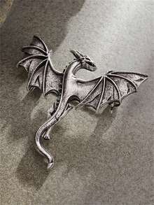 1PC New Product Personalized Men's Brooch Pin Jewelry Women's Accessories Alloy Viking Domineering Fire Dragon Retro Jewelry - Fashion - View 4