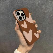 1 Funda Protectora 2 en 1 de Diseño de Moda de Corazón para el Día de San Valentín - Funda Protectora Duradera de Doble Capa, Resistente a Impactos, Compatible con iPhone 17, 16, 15, 14, 13, 12, 11, 8, 7, X, XS, XR, Plus, Air, Pro, Max, Mini, SE2, SE3, Regalo Perfecto de Año Nuevo para Amigos, Familia y Seres Queridos - Colores mixtos - Ver 9