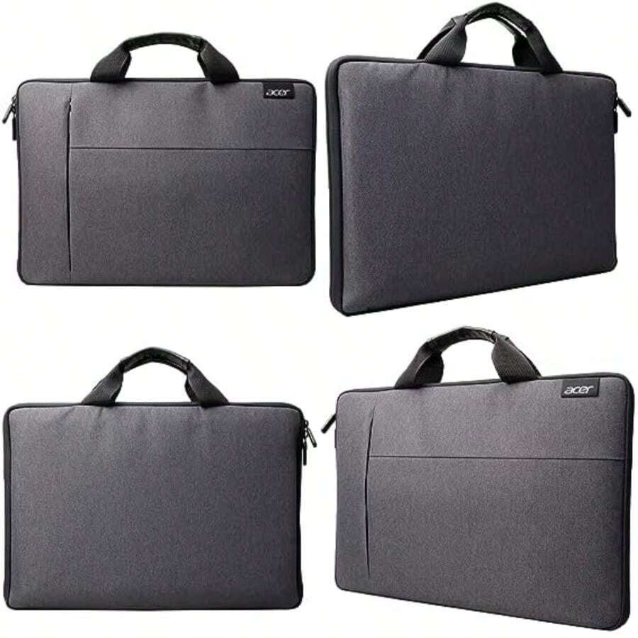 Green Sleeve Funda para Laptop de 15.6", con Bolsillo Frontal para Ampliar su Almacenamiento, Fabricado con Hilo 100% Reciclado para Proteger el Planeta.(default) - Multicolor - Ver 1