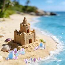 200pcs Colorful Mixed Size Iridescent Resin Dew Drops, Simulation Water Droplets & Tiny Bubbles For Miniature Dollhouse, Fairy Garden Potion Bottles & DIY Crafts (Window Envelope Packaging) - 彩色 - 查看 4